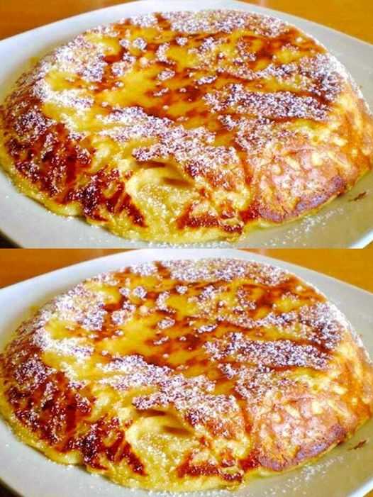 Apple pie from the pan: ready in 10 minutes!