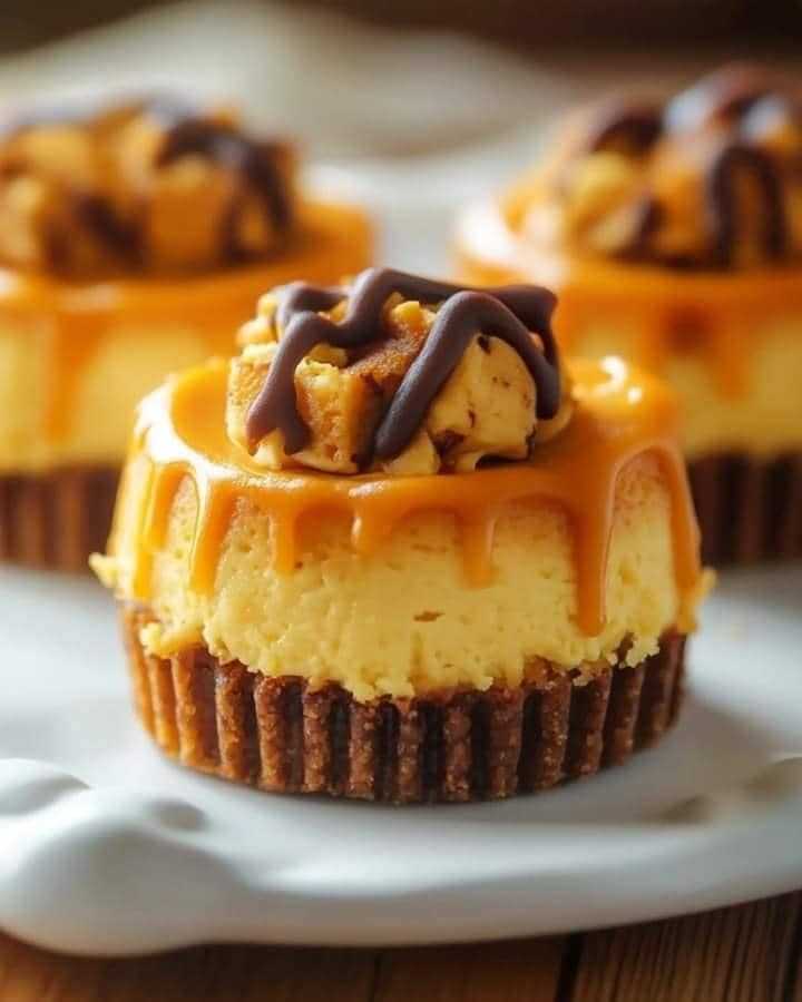  Mini Pumpkin Cheesecakes