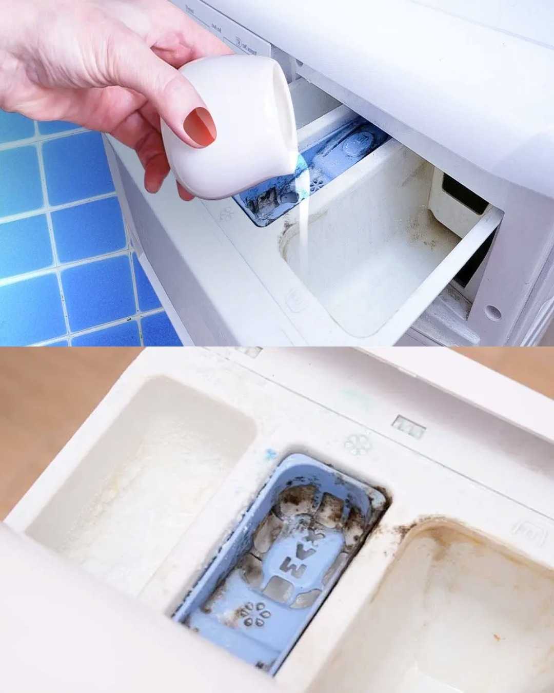 The genius trick to clean the washing machine drawer: like new it will be rid of mold