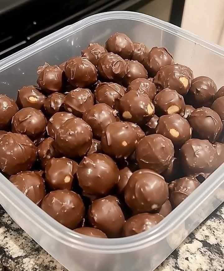 No-bake peanut butter balls