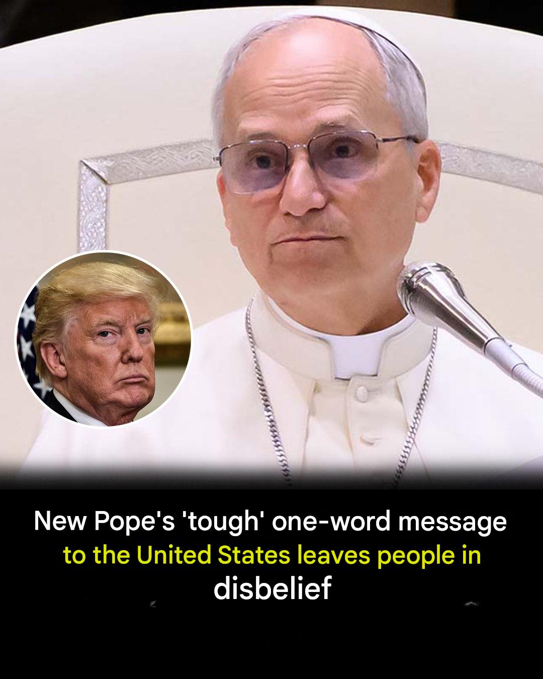Pope’s short message to the United States goes viral