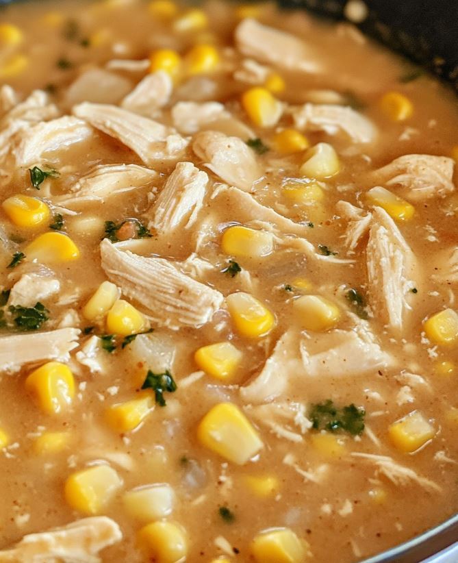 White Chicken Chili with Corn