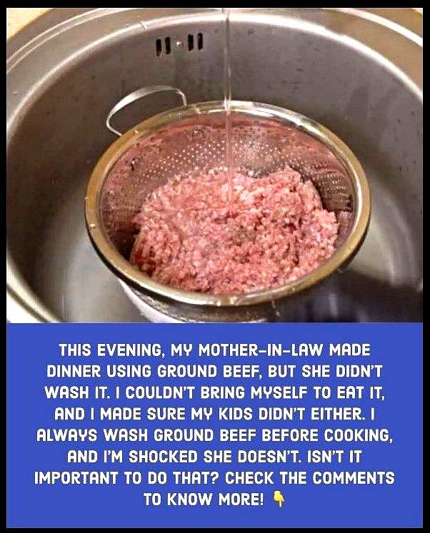 Should You Wash Ground Beef?