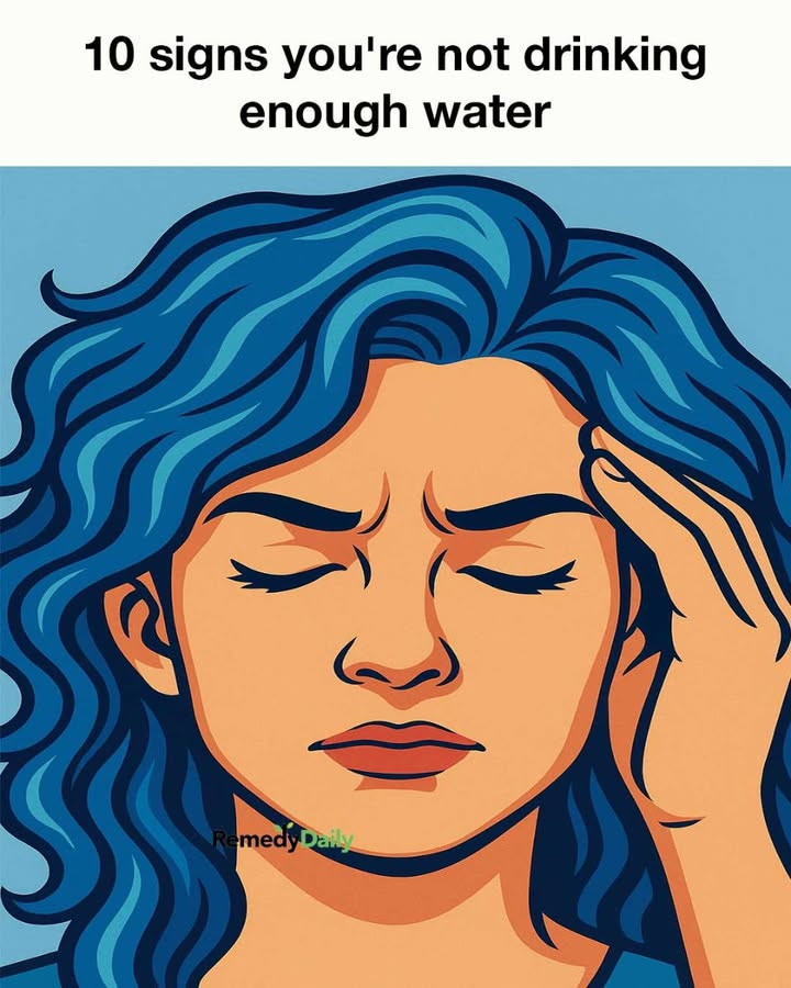 10 signs you’re not drinking enough water