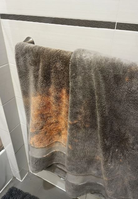 The Real Reason Orange Stains Keep Appearing on Your Towels