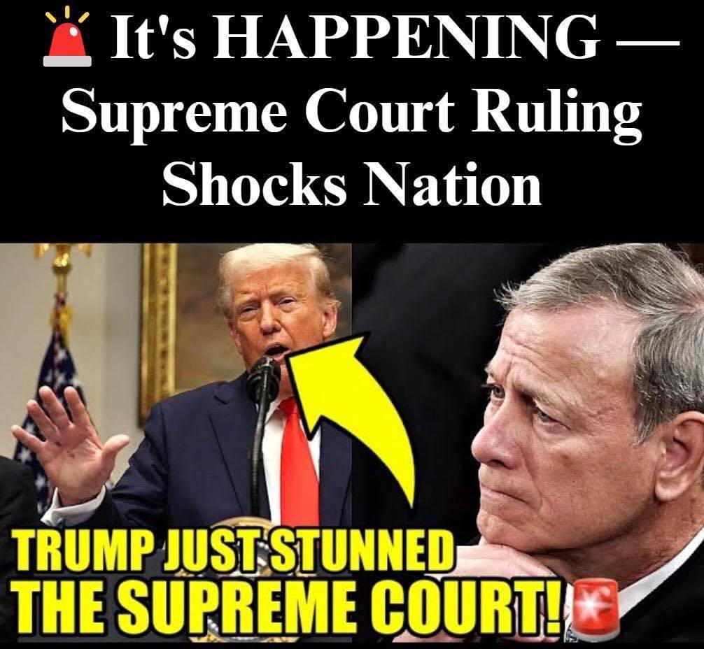 Supreme Court Ruling Sends Shockwaves Through Nation After Trump’s Bold Move