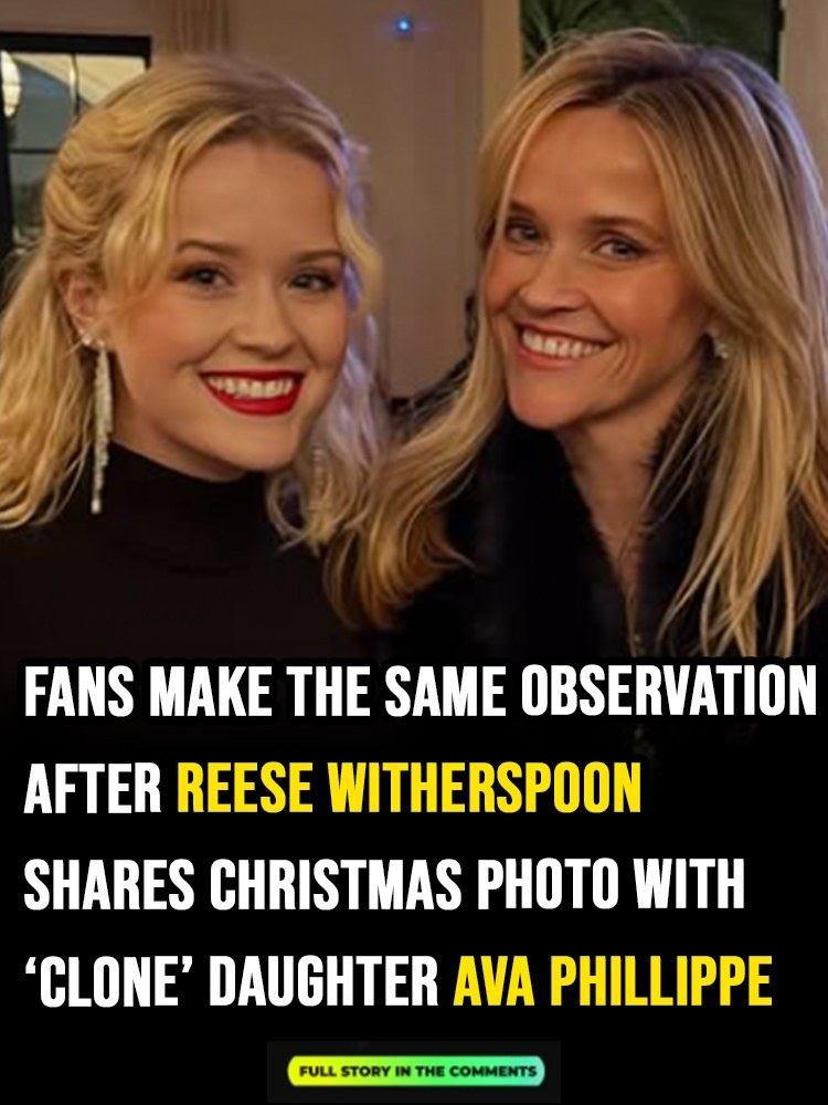 Fans notice the same thing in Reese Witherspoons holiday photo with her daughter Ava Phillippe! – Story Of The Day!