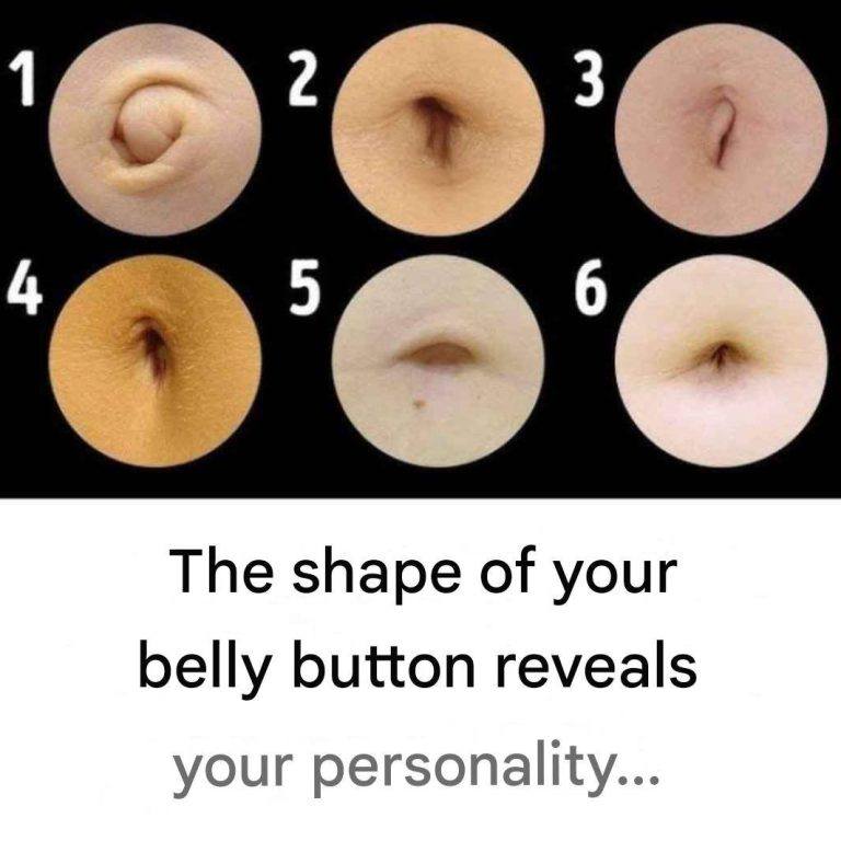 The shape of your belly button says a lot about your personality.