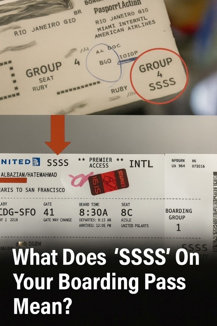 What Does ‘SSSS’ On Your Boarding Pass Mean?