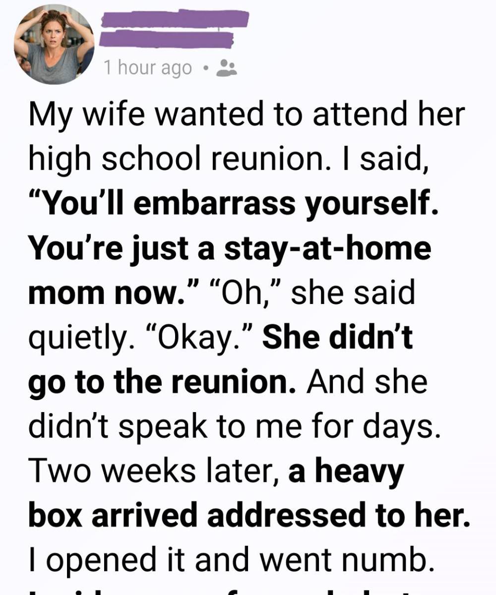 I Thought She Did “Nothing” All Day — Then a Single Box Proved Me Wrong