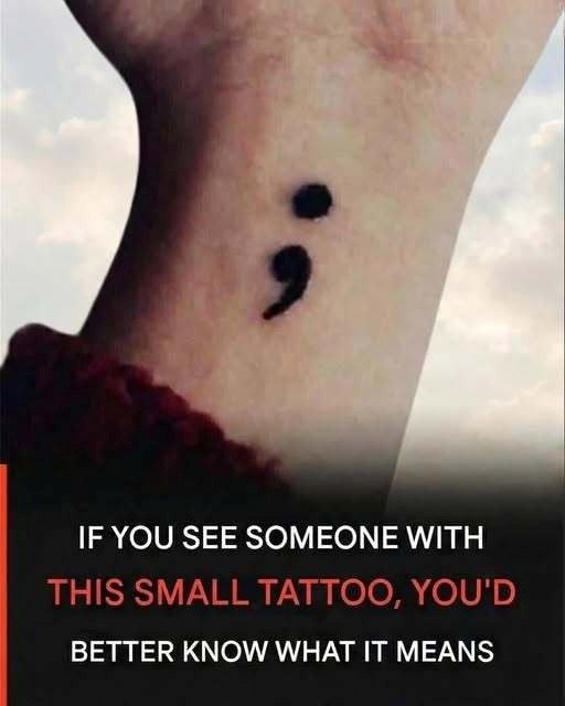 The small tattoo that hides a powerful message- do you know what it means?.