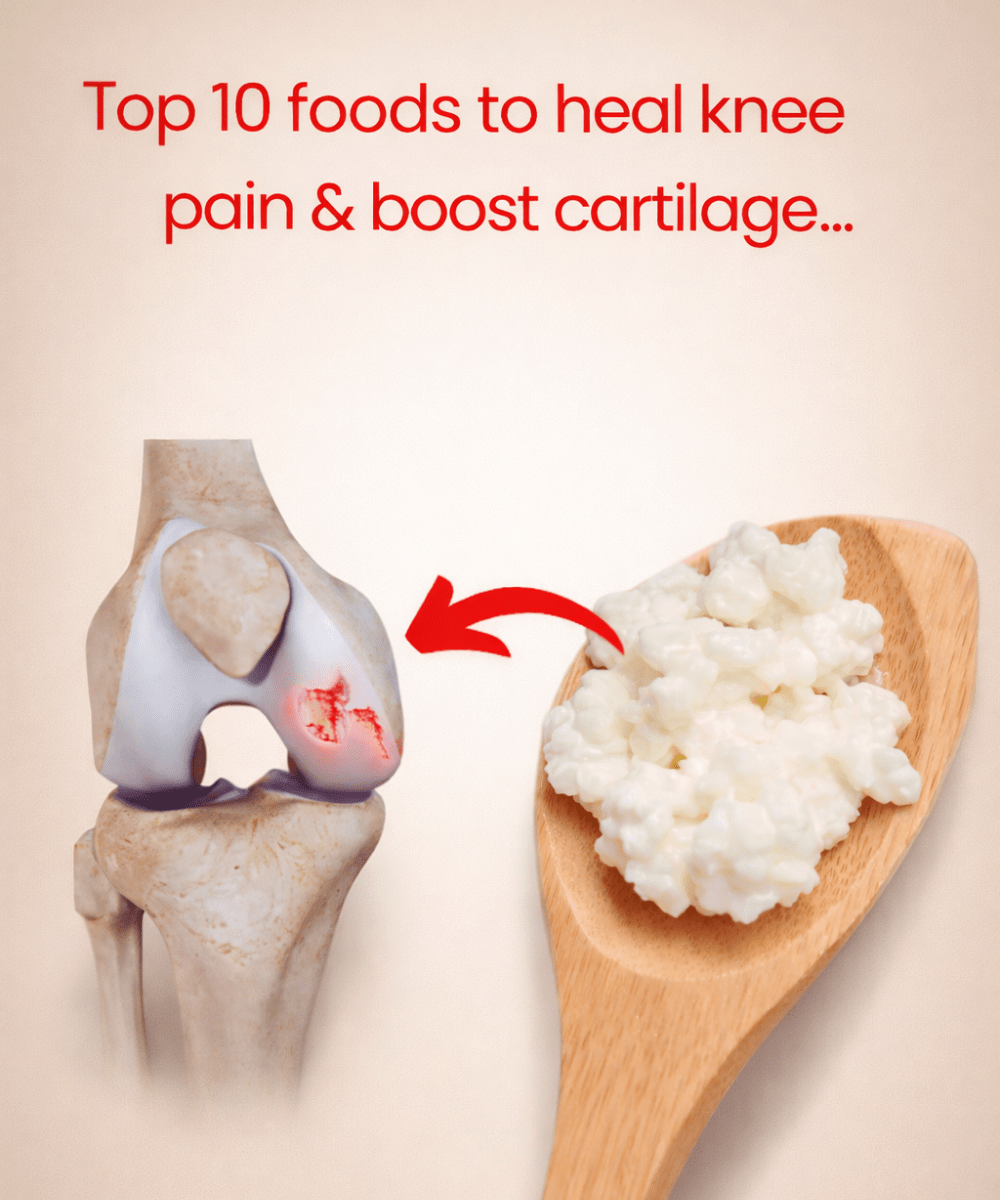 Top 10 foods to heal knee pain and boost cartilage